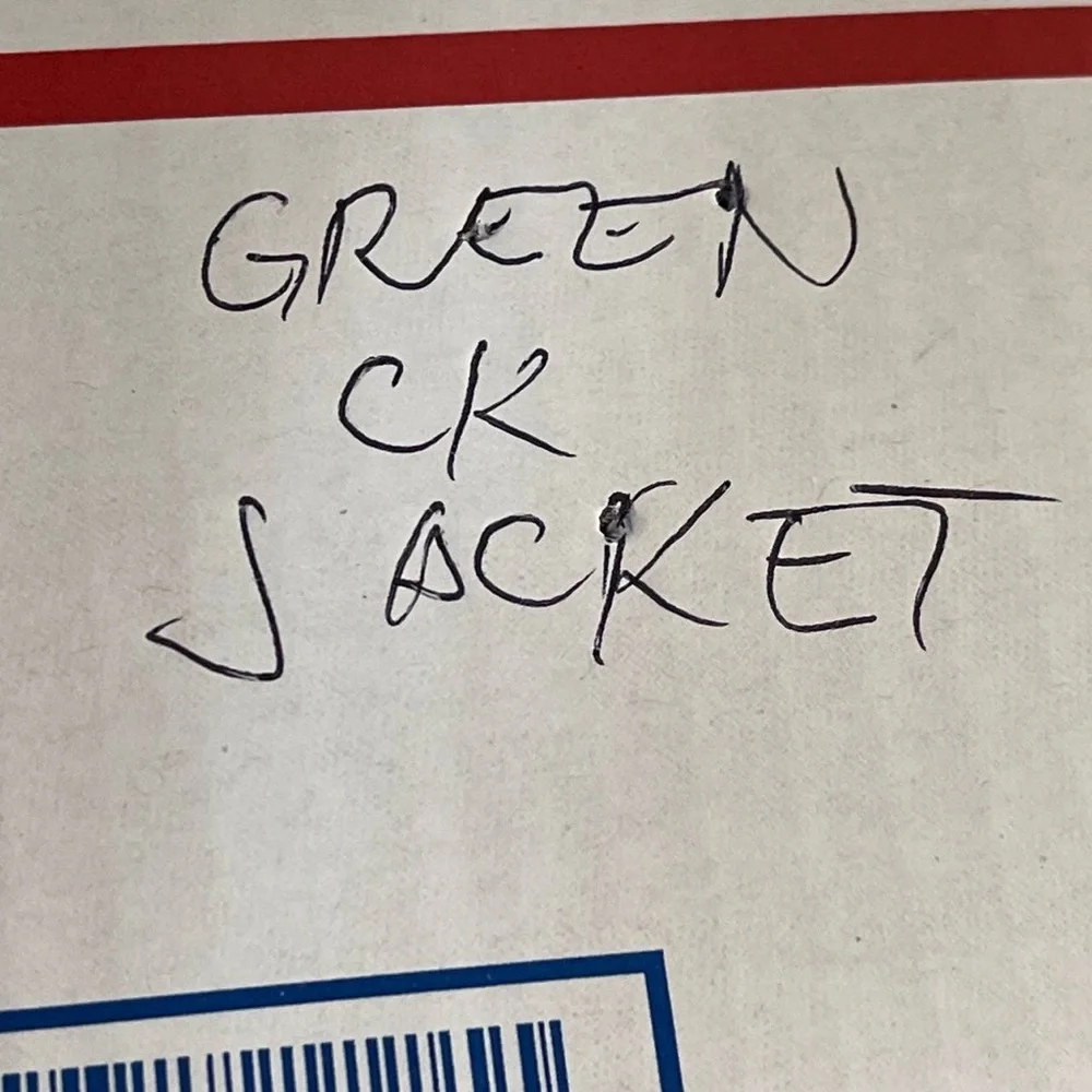 Calvin Klein Angora Wool Blend Trench Coat Olive Green Sz L Mob Wife Mock Neck‎
